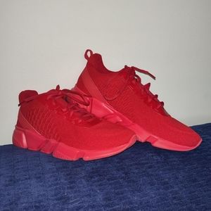 Men's red sneakers US size 9.5